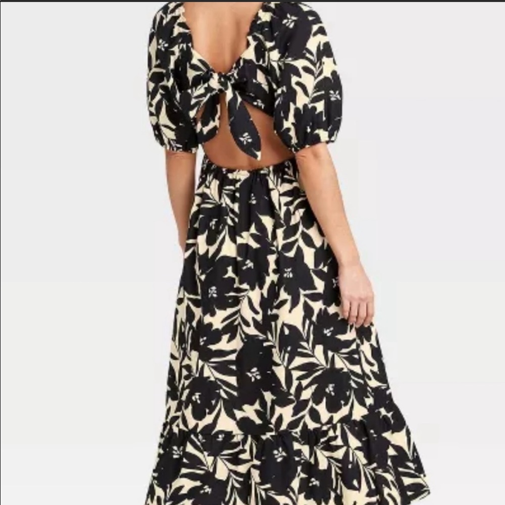 Who What Wear Puff Sleeve Dress